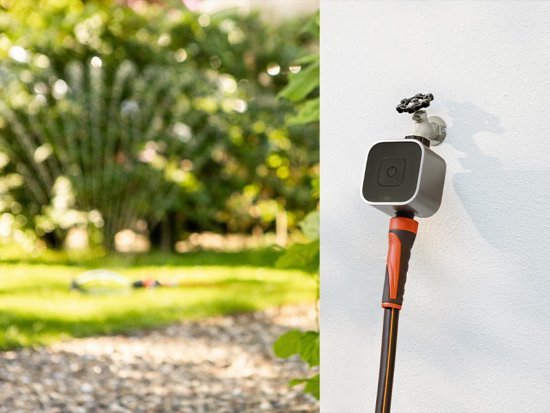 tink Eve watercontrole aan tuinslang